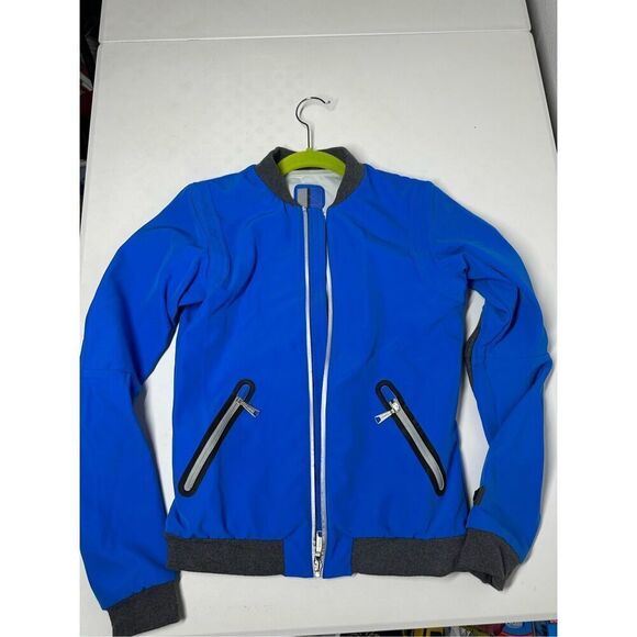 Rare Rossignol Look Women’s Activewear Jacket Size M Blue Cobalt Lined See Note - Picture 10 of 15